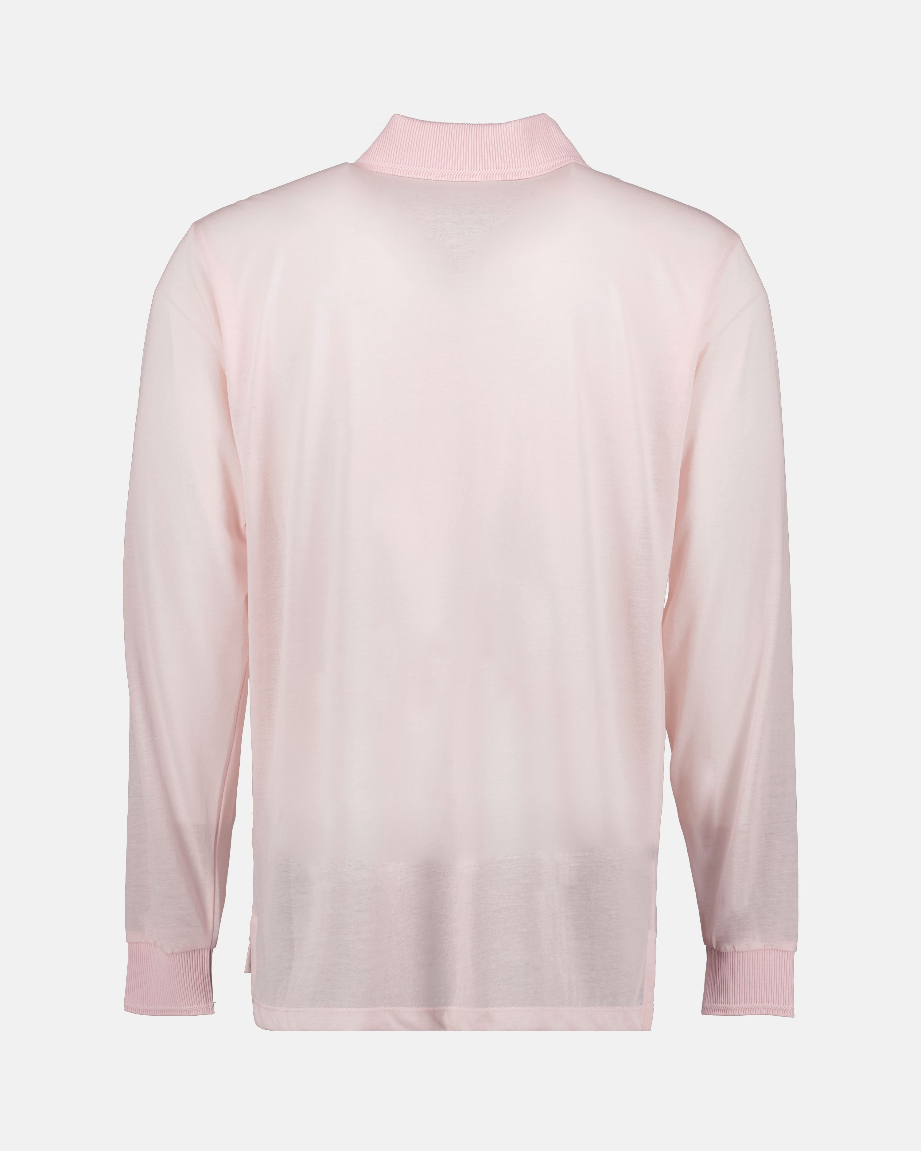 Pink Dior Polo, Luxury Men's Polo, Long Sleeve Elegance, High-End Men's Fashion, Dior Homme Ready-to-Wear