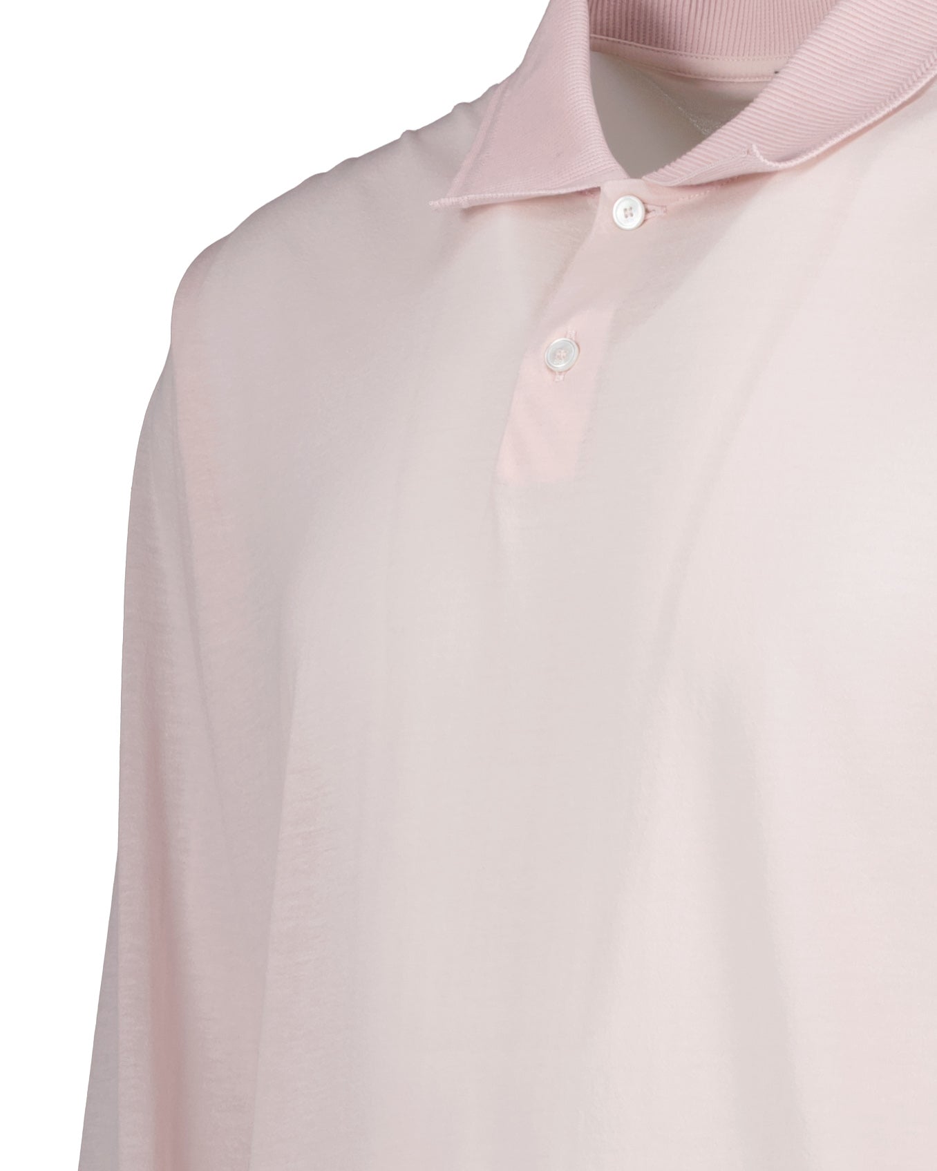 Pink Dior Polo, Luxury Men's Polo, Long Sleeve Elegance, High-End Men's Fashion, Dior Homme Ready-to-Wear