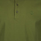 Burberry polo, men's luxury polo, green polo shirt, designer polo, Burberry fashion