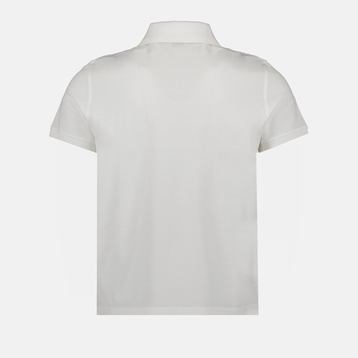 YSL polo shirt, Saint Laurent menswear, white luxury polo, designer mens polos, high-end fashion