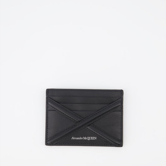 harness card holder, luxury accessories, Alexander McQueen, designer card holder, elegant card holder