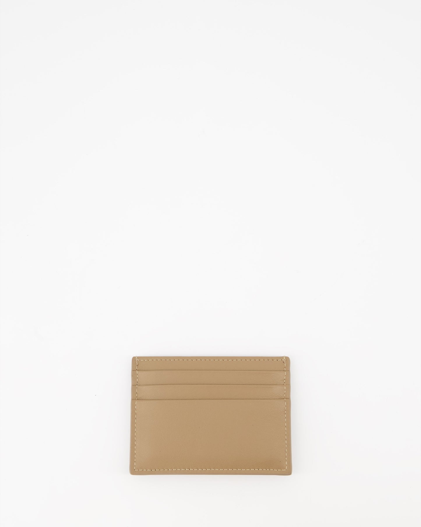 Alexander McQueen, leather card holder, men's accessories, luxury card holder, beige card holder