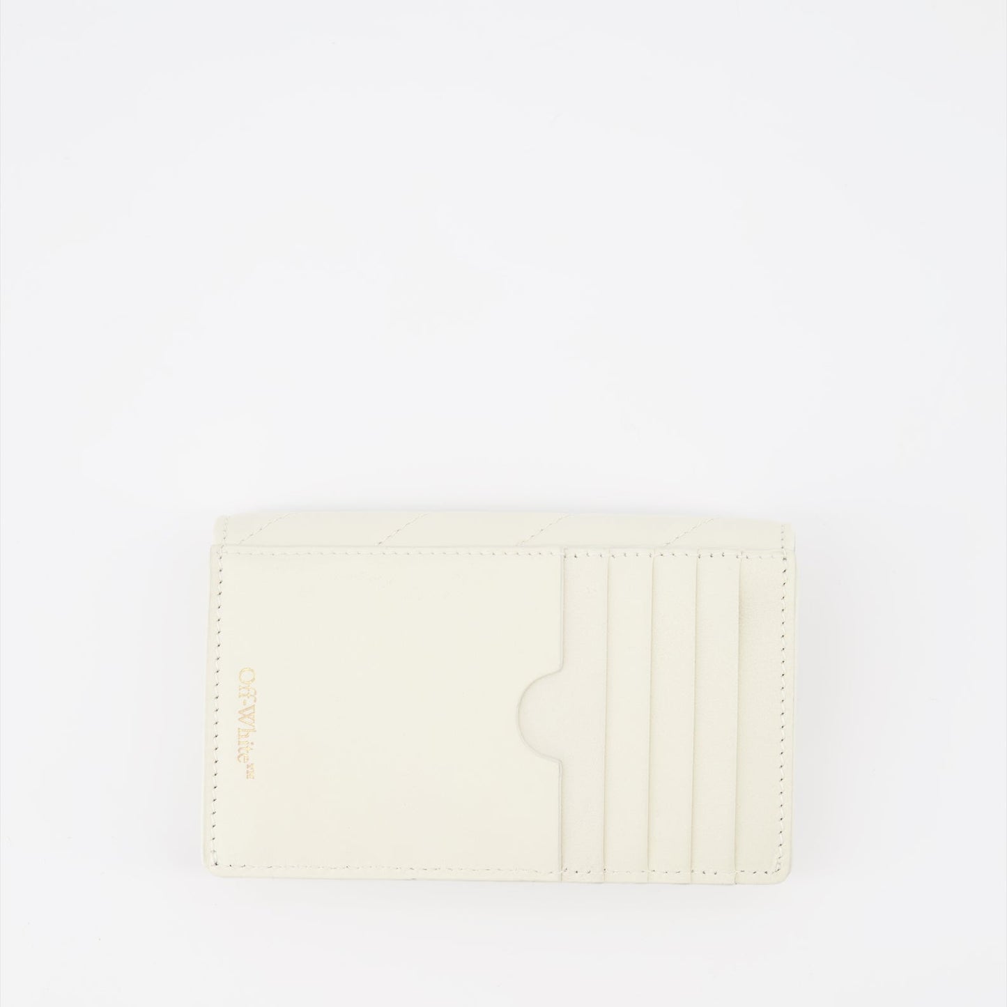 luxury card holder, Off-White card holder, quilted leather, women's accessories, designer card holder