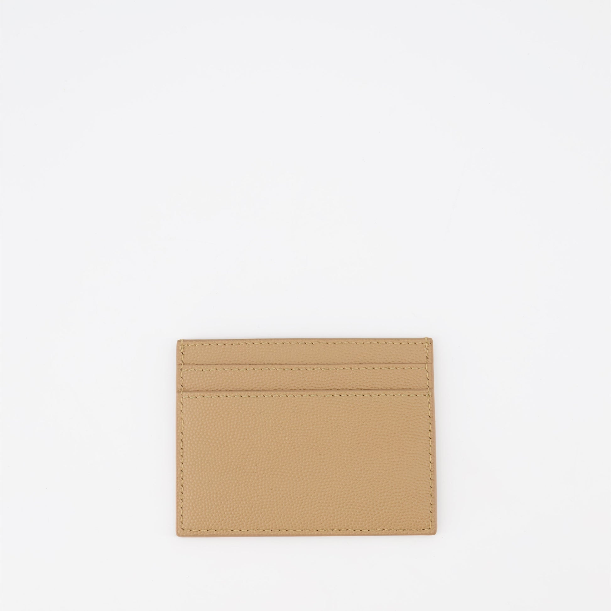 Saint Laurent, Grained Leather Cardholder, Men's Accessories, Luxury Leather, Designer Cardholder