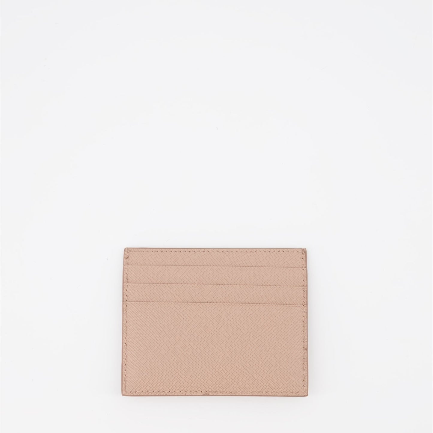 Prada, Saffiano leather card holder, brown leather card holder, luxury card holder, designer accessories