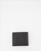 Black leather wallet, Saint Laurent wallet, luxury men's accessories, elegant wallet, premium leather wallet