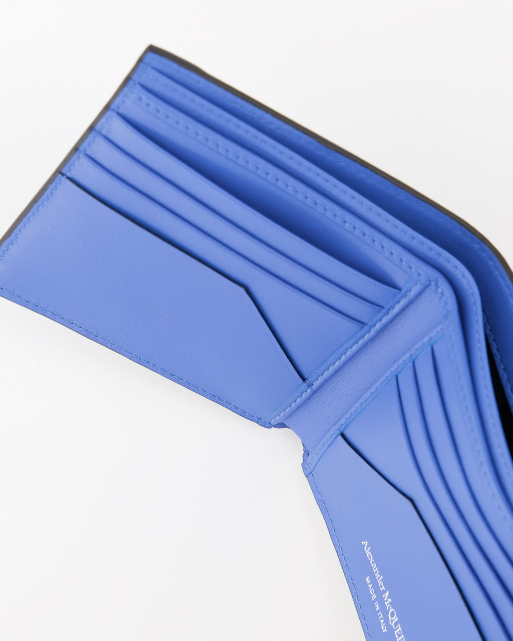 Alexander McQueen Wallet, Black Leather Wallet, Luxury Wallet, Harness Detail Wallet, Designer Accessories