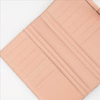 Fendi Peekaboo Wallet, Grained Leather, Luxury, Pink