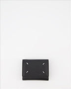 Maison Margiela, Luxury wallet, Black leather wallet, Women's accessories, Designer wallet