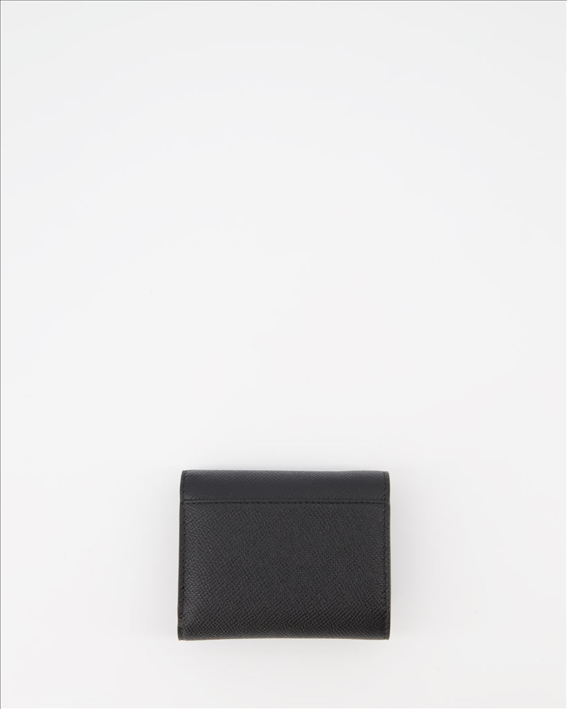 Maison Margiela, Luxury wallet, Black leather wallet, Women's accessories, Designer wallet