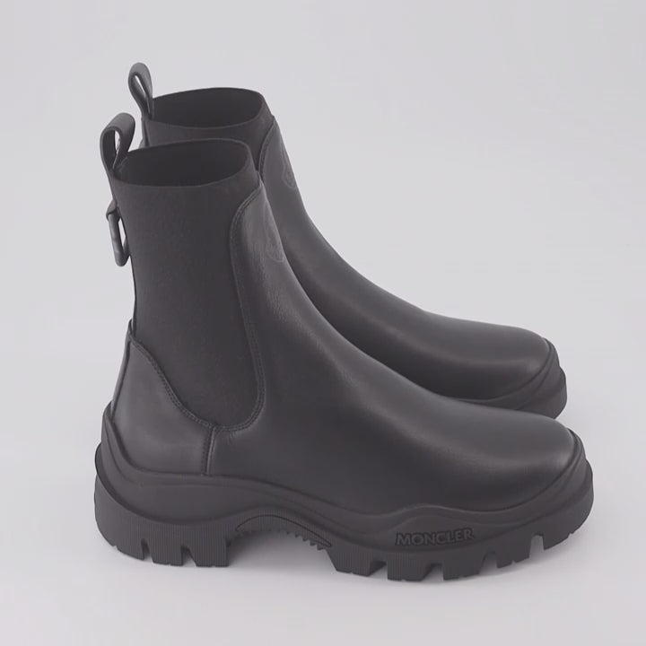 Moncler, Chelsea Boots, Leather Boots, Women's Luxury Footwear, High-end Fashion