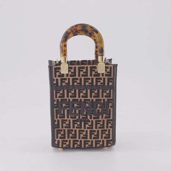 Fendi, Mini Shopping Bag, luxury handbags, women's accessories, designer bag