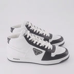 Prada, High-Top Sneakers, Men's Luxury Footwear, Designer Sneakers, Fashion Sneakers