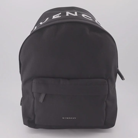 Givenchy backpack, Essential U, nylon backpack, adjustable straps, dual-zip closure