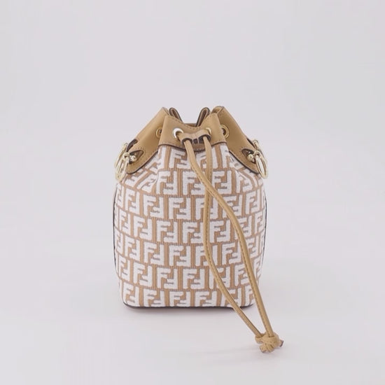 Fendi, Mon Trésor, Raffia Bag, Women's Luxury Handbag, Designer Accessories