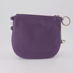 Petit Knight Bag, Burberry, Textured Leather Bag, Violet Leather Bag, Luxury Accessories