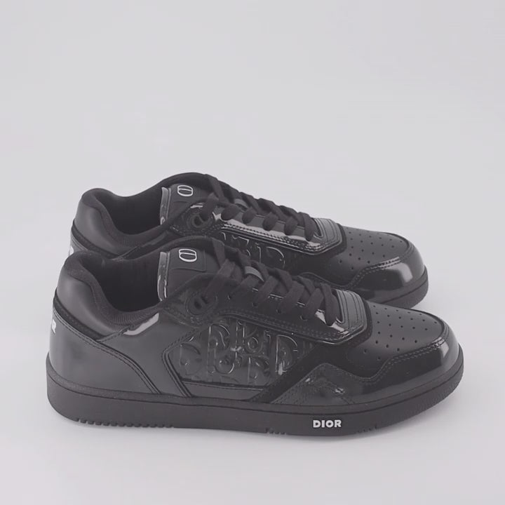 Dior sneakers, patent leather sneakers, men's luxury shoes, high-end footwear, designer sneakers