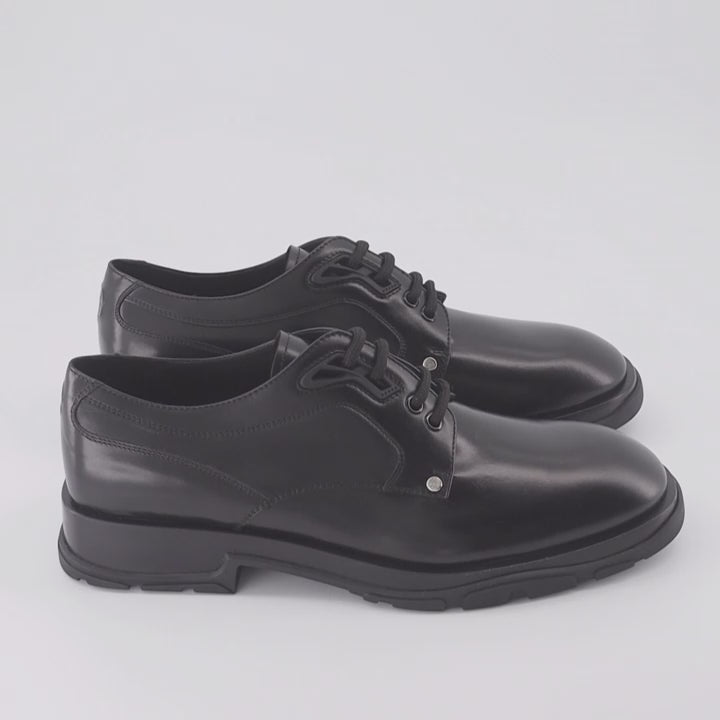 Alexander McQueen, leather derbies, luxury men's shoes, designer footwear, high-end fashion