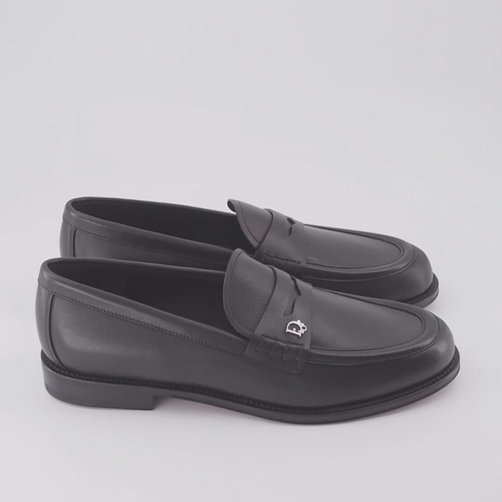 Dior, Granville Leather Moccasins, luxury men's footwear, elegant moccasins, premium leather shoes