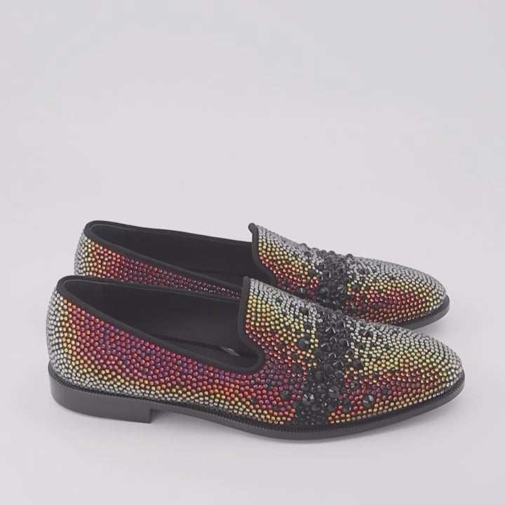 Giuseppe Zanotti, Strass Moccasins, Luxury Footwear, Men's Designer Shoes, Italian Craftsmanship