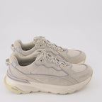 Moncler sneakers, beige suede sneakers, men's luxury footwear, casual luxury sneakers, Moncler Lite Runner