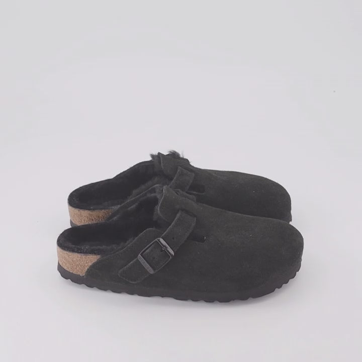 Birkenstock mules, soft footbed, suede mules, EVA sole, comfortable footwear