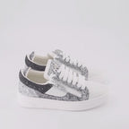 Giuseppe Zanotti, silver sneakers, luxury fashion, high-end footwear, designer sneakers