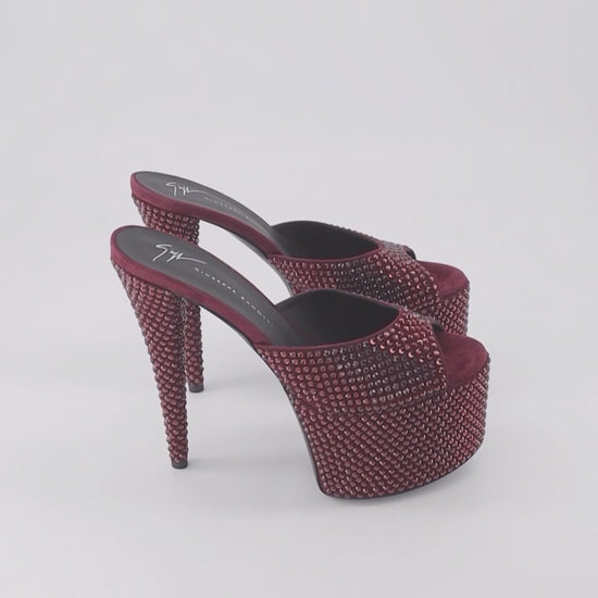 Giuseppe Zanotti, Strass Sandals, Luxury Footwear, Women's Designer Sandals, High-End Fashion