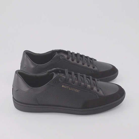 Saint Laurent sneakers, leather and suede sneakers, luxury men's footwear, Classic SL/10, high-end sneakers