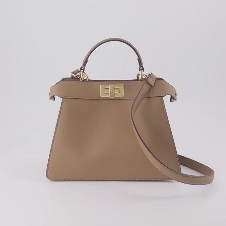 Fendi, Peekaboo ISeeU, luxury bag, brown bag, Italian craftsmanship