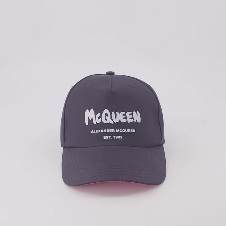 Alexander McQueen, Graffiti Cap, Men's Accessories, Luxury Fashion, Urban Art