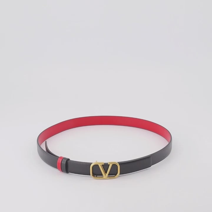 Valentino Garavani, Reversible belt, VLogo belt, Luxury women’s accessories, Designer belt