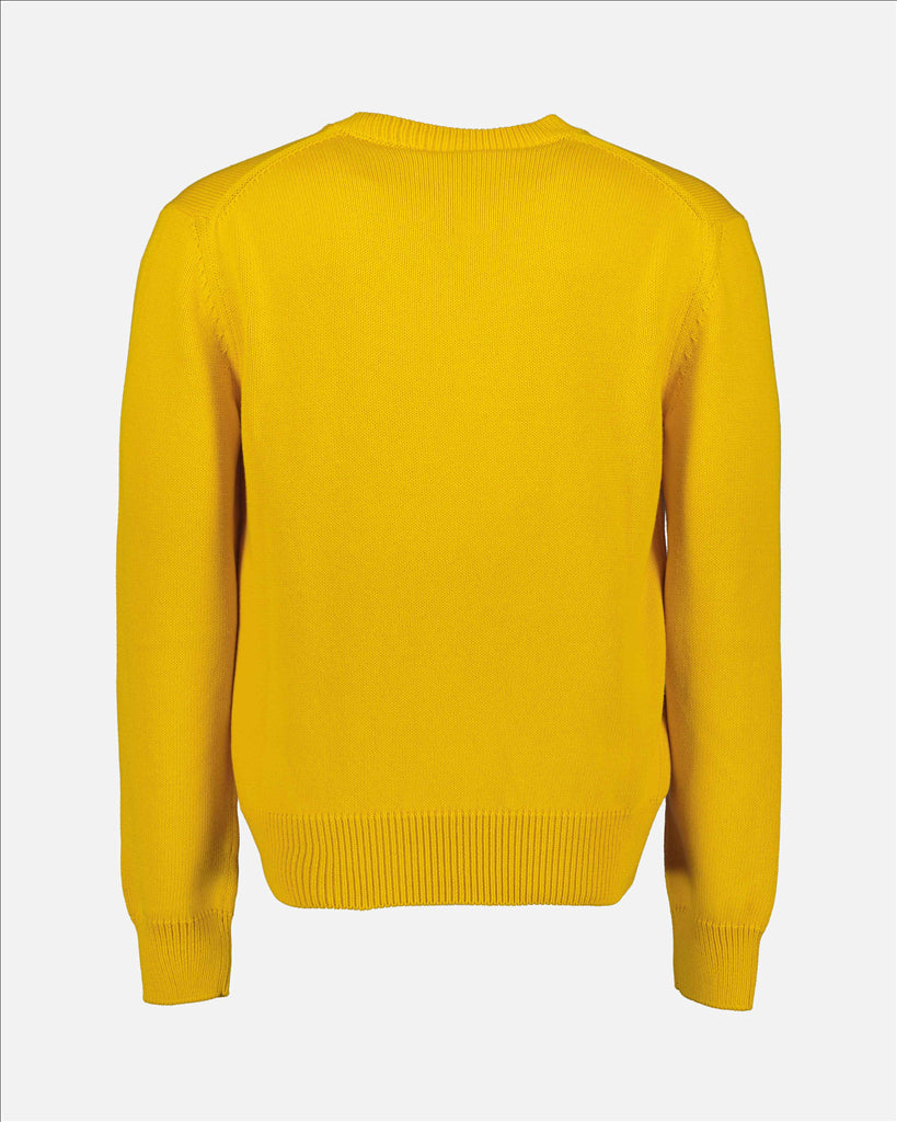 Alexander McQueen, Yellow Sweatshirt, Men's Luxury Fashion, Designer Sweatshirt, High-End Men's Clothing