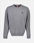Kenzo Sweater, Boke Flower, Men's Grey Sweater, Luxury Sweater, Men's Fashion