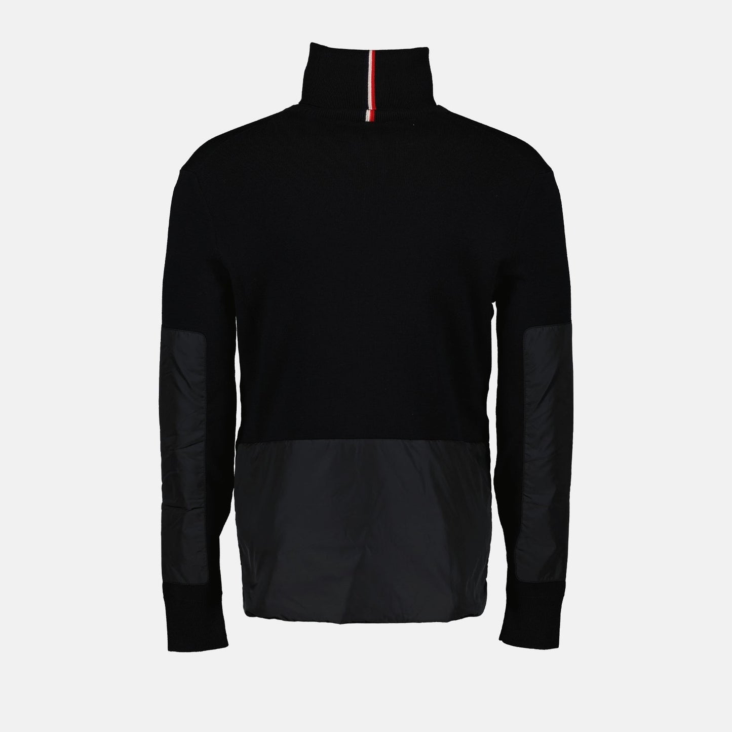 Moncler Grenoble, Black Turtleneck, Men's Luxury Fashion, Ribbed Turtleneck, Slim-fit Turtleneck