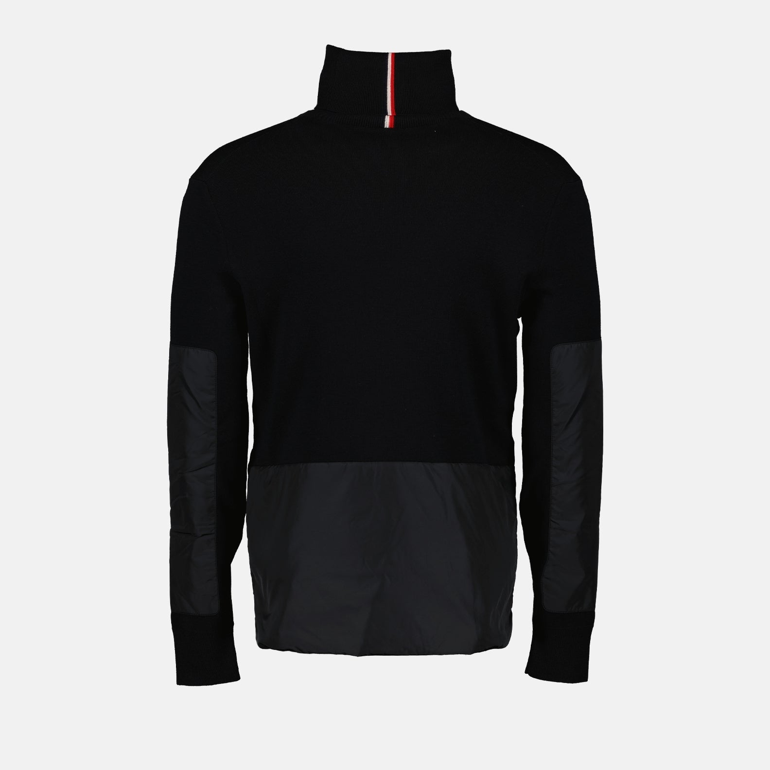 Moncler Grenoble, Black Turtleneck, Men's Luxury Fashion, Ribbed Turtleneck, Slim-fit Turtleneck