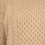 Ribbed Sweater, Stella McCartney, Beige Sweater, Luxury Women’s Sweater, High-End Women’s Fashion