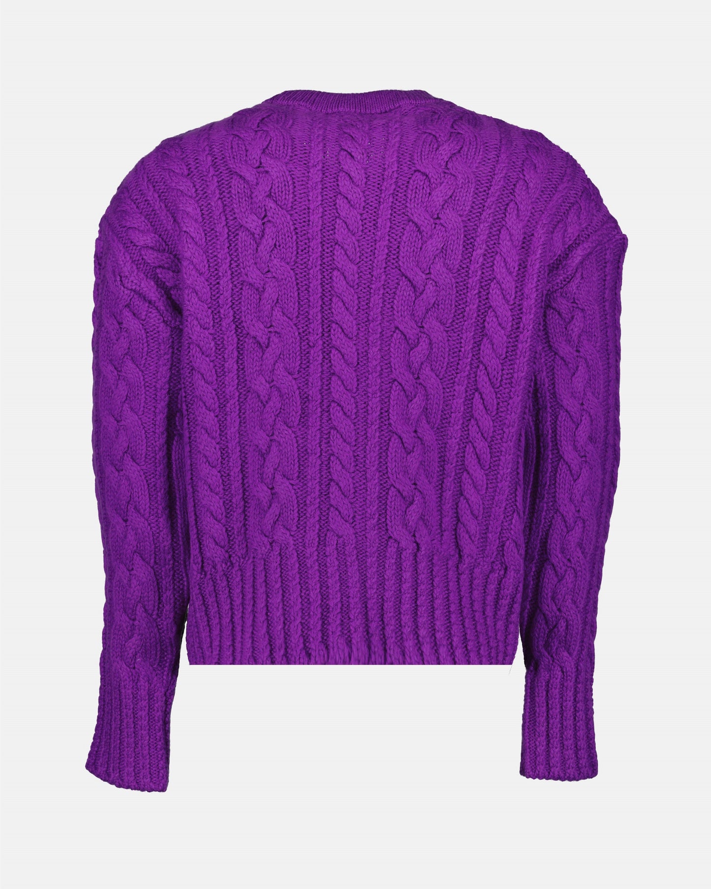 Violet Sweater, Ribbed Sweater, AMI Paris, Wool Sweater, Luxury Ready-to-Wear