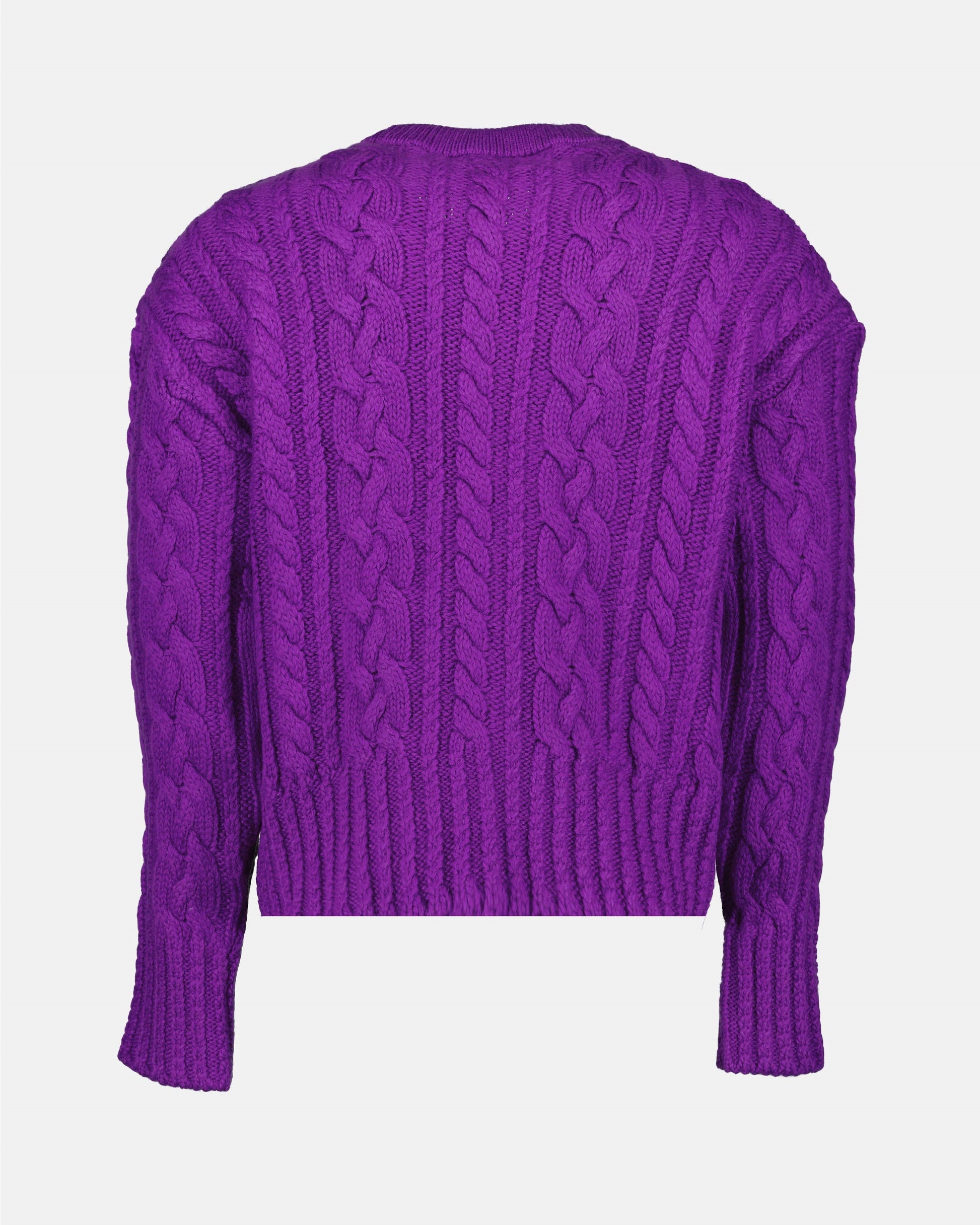 Violet Sweater, Ribbed Sweater, AMI Paris, Wool Sweater, Luxury Ready-to-Wear