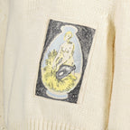 Dior, men's pullover, luxury knitwear, white pullover, designer menswear