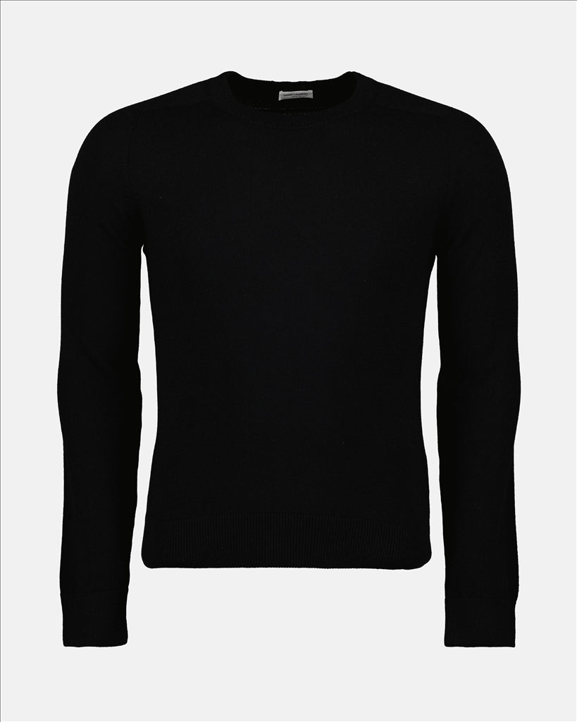Cashmere Sweater, Luxury Men's, Black Sweater, Quality Cashmere, Elegant Men's Fashion