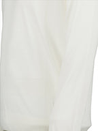 White wool sweater, Prada men's, luxury garment, men's winter fashion, Prada sweater