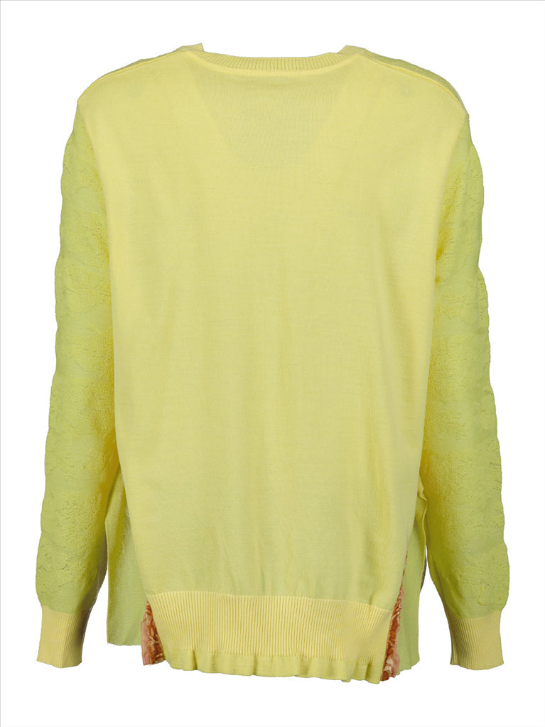 Wool sweater, Stella McCartney, yellow, winter, elegant