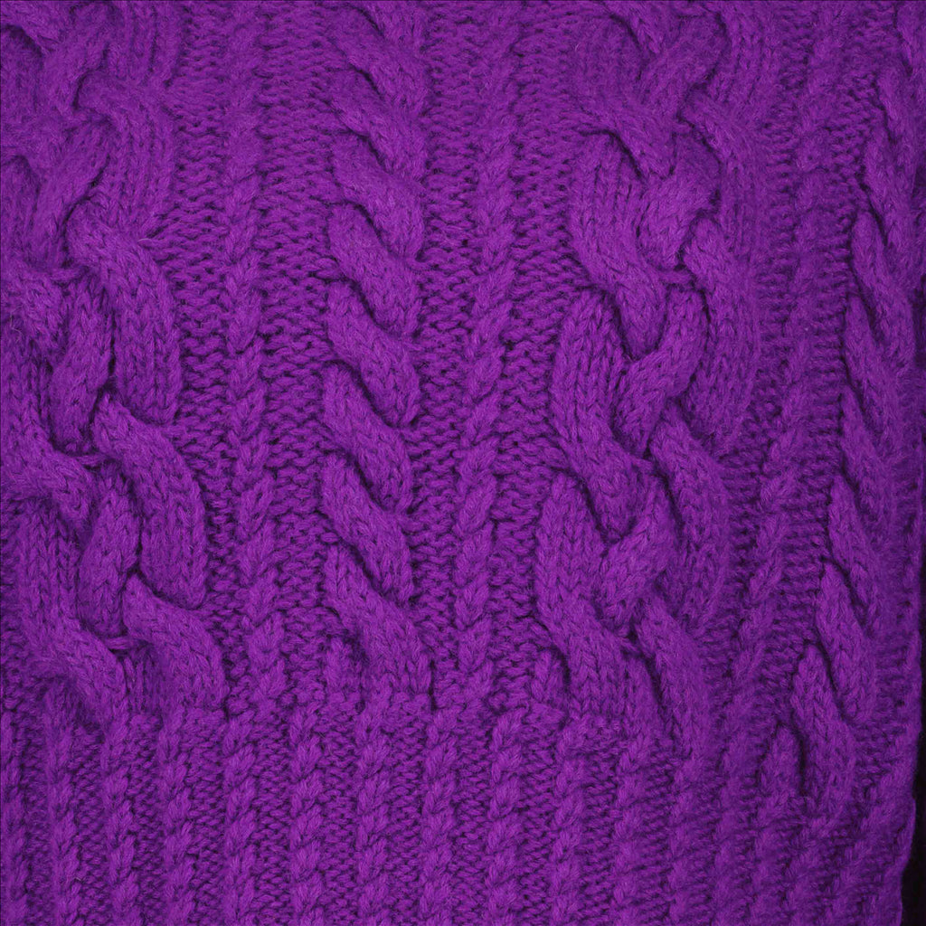 Violet Sweater, Thick Knit, AMI Paris, Women's Sweater, High-End