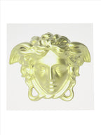 Versace, La Medusa, luxury accessory, yellow puzzle, high-end fashion