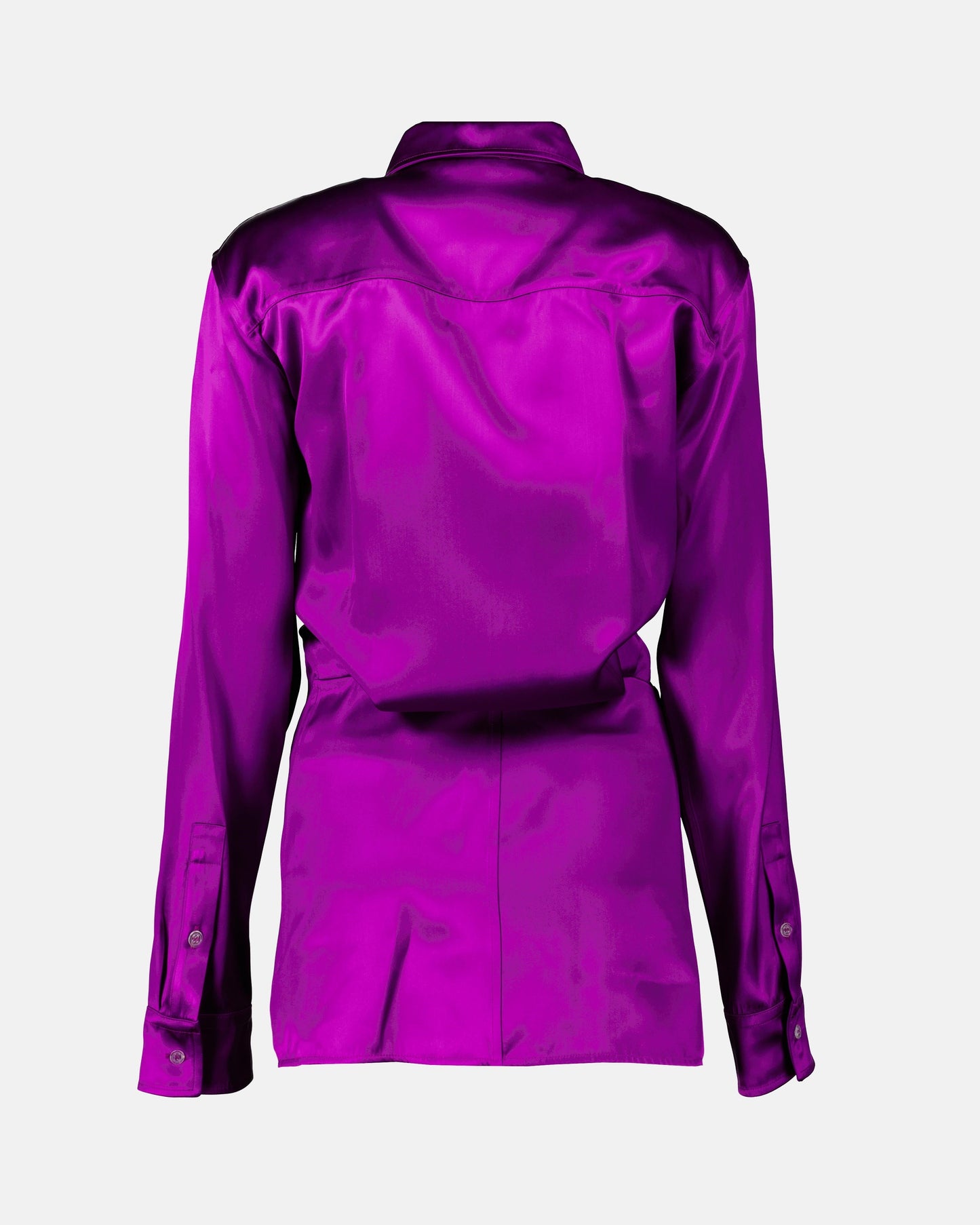 Shirt Dress, Purple, Elegance, Chic Evening, Luxury