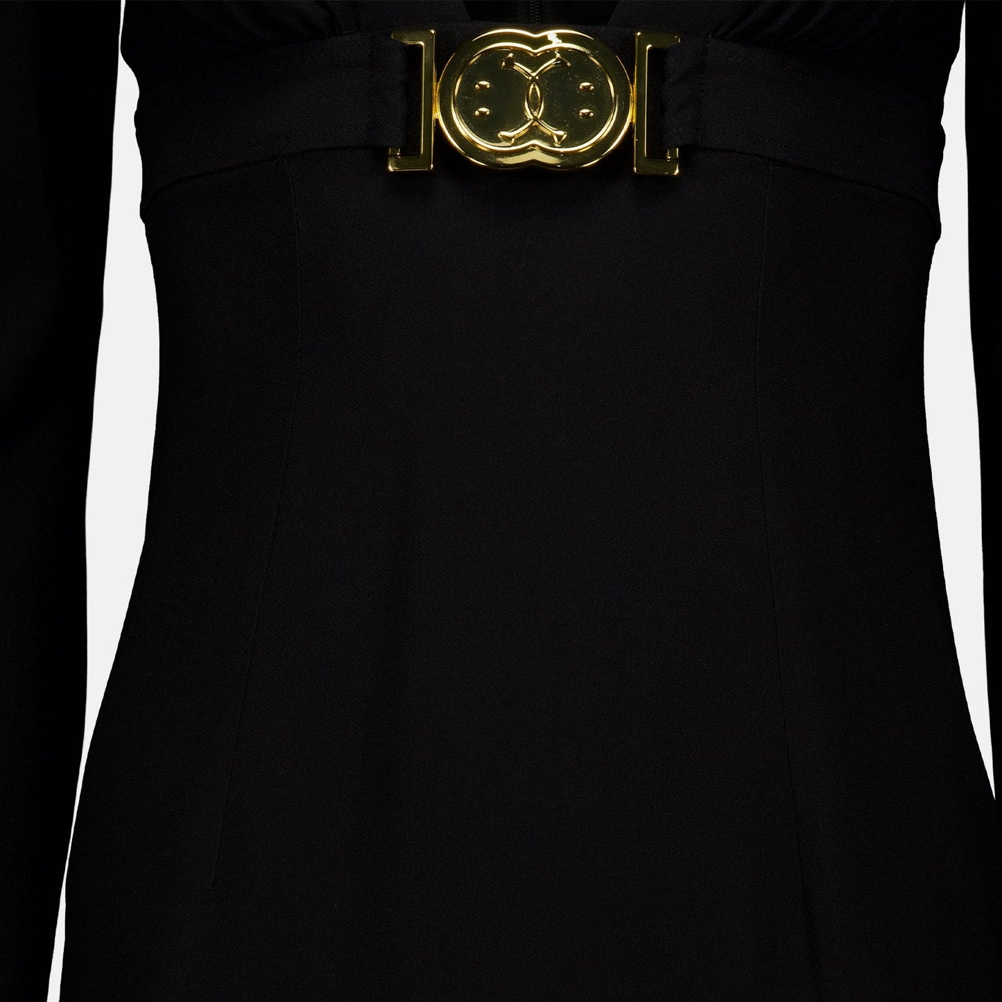 Moschino dress, Black shift dress, Women's luxury fashion, Elegant dress, High-end women’s clothing