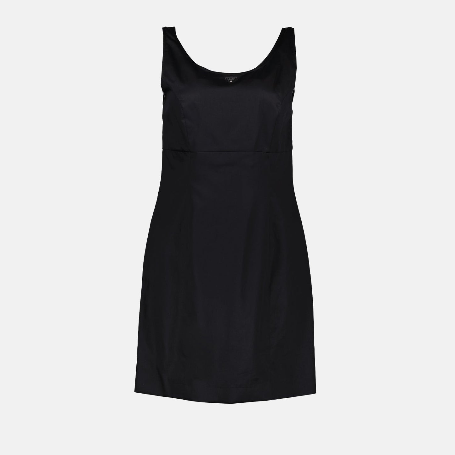 Prada shift dress, black shift dress, women's luxury dress, designer dress, Prada dress