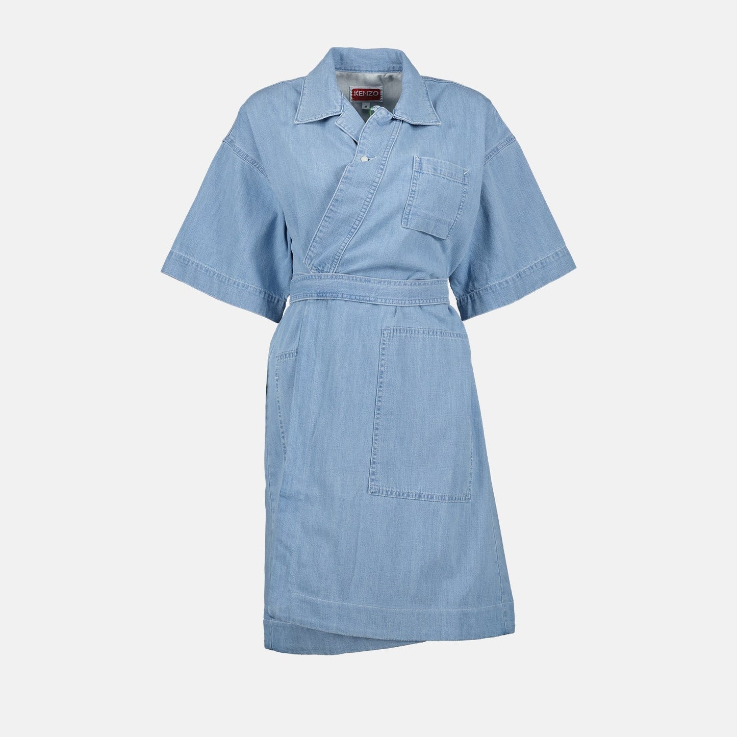 Blue Denim Dress, Kenzo Dress, Women’s Luxury Fashion, Designer Dresses, High-End Denim