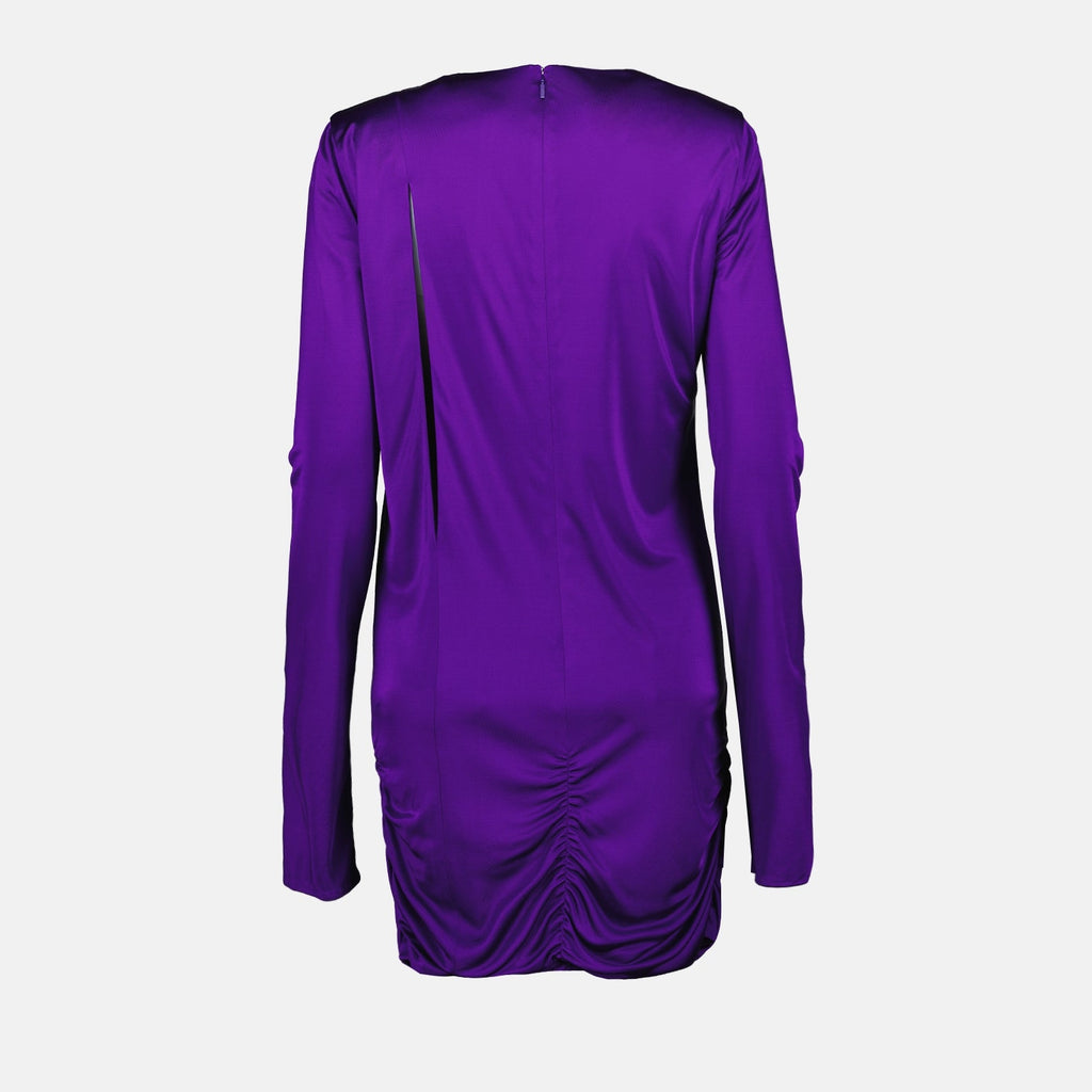 Robe en viscose violet